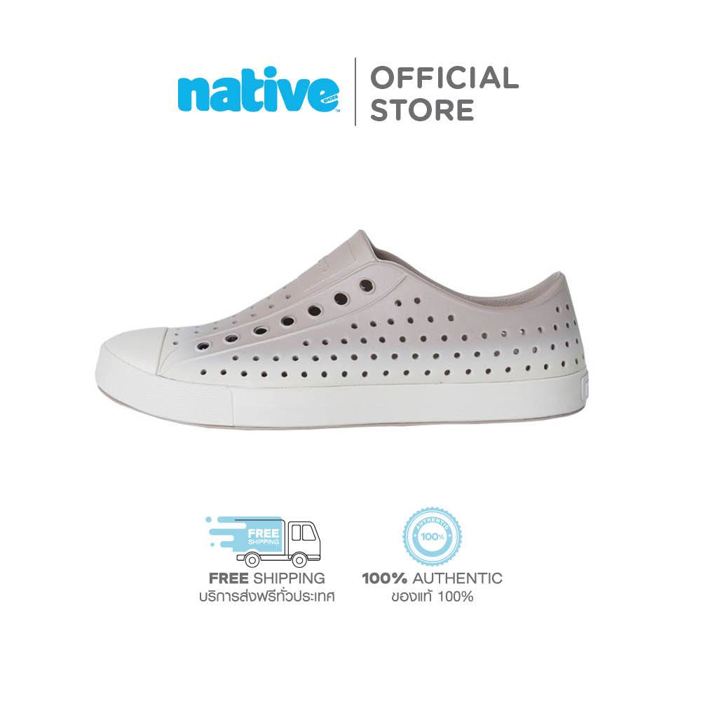 Native รองเท้ากันน้ำผู้ใหญ่ EVA รุ่น Jefferson Ombre Flax Tan/Bone White/Flax Bone Ombre
