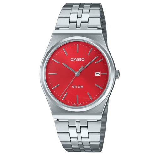 CASIO Standard นาฬิกาข้อมือผู้ชาย สายสแตนเลส รุ่น MTP-B145D,MTP-B145D-4A2,MTP-B145D-4A2VDF