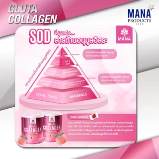 ของแท้ 100% (1กระป๋อง) พรีเมียม คอลลาเจน + กลูต้า คอลลาเจน จากมานา MANA PREMIUM COLLAGEN + GLUTA COLLAGEN