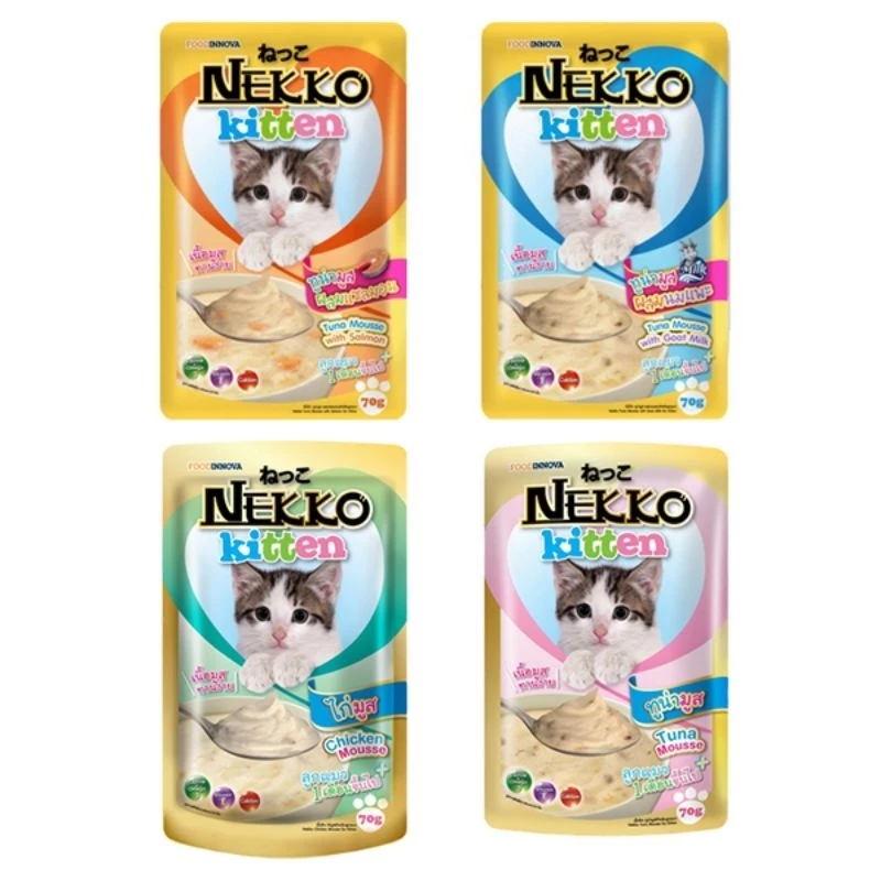 **ไลฟ์มี code40%** [12ซอง] NEKKO เพาซ์ เนคโกะ อาหารเปียกแมว ขนาด 70กรัม thumbnail 3