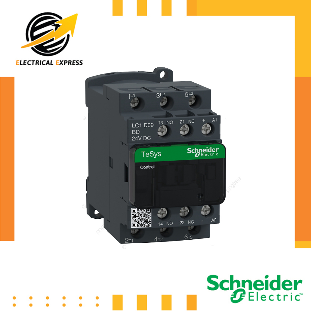 LC1D09BD / แมกเนติก / Magnetic contactor / LC1D09 / 3P(3NO) / 9A / Schneider