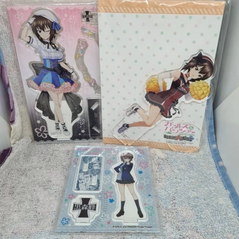 สาวปิ๊งซิ่งแทงค์​ (Garupan) -​ Nishizumi Maho -​ Girl​ und Panzer​ Acrylic​ Stand​ Set​ B