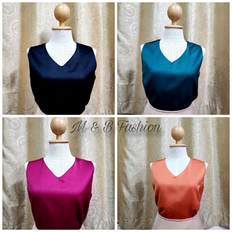 B02เสื้อคอวีแขนกุดเสื้อกล้ามคอวีXS-4XLราคา130฿