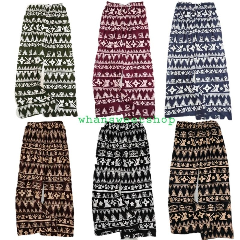 กางเกงแมวโคราช มีขาปล่อย ขาจั๊ม ผ้าสปันเกรดดี มี10สี ฟรีไซส์