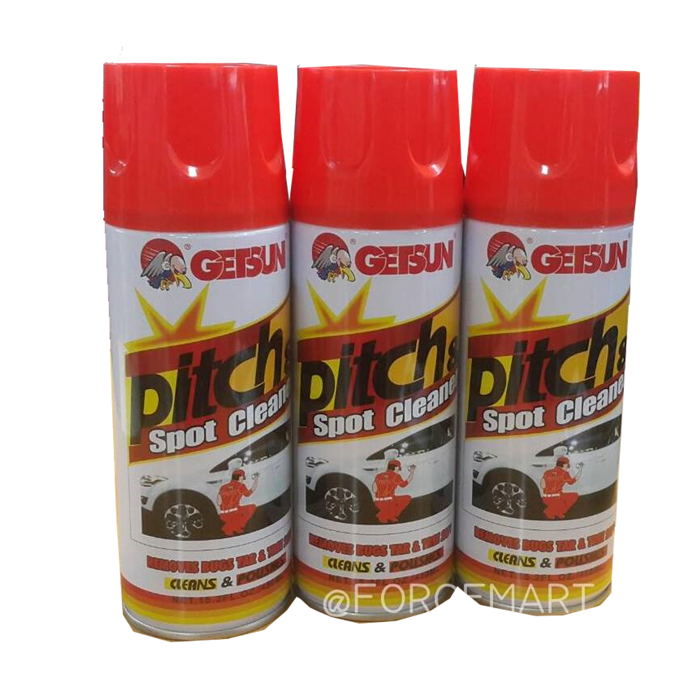พร้อมส่ง Getsun  น้ำยาล้างคราบยางมะคอย คราบกาว 450ml. ถนอมสีรถ
