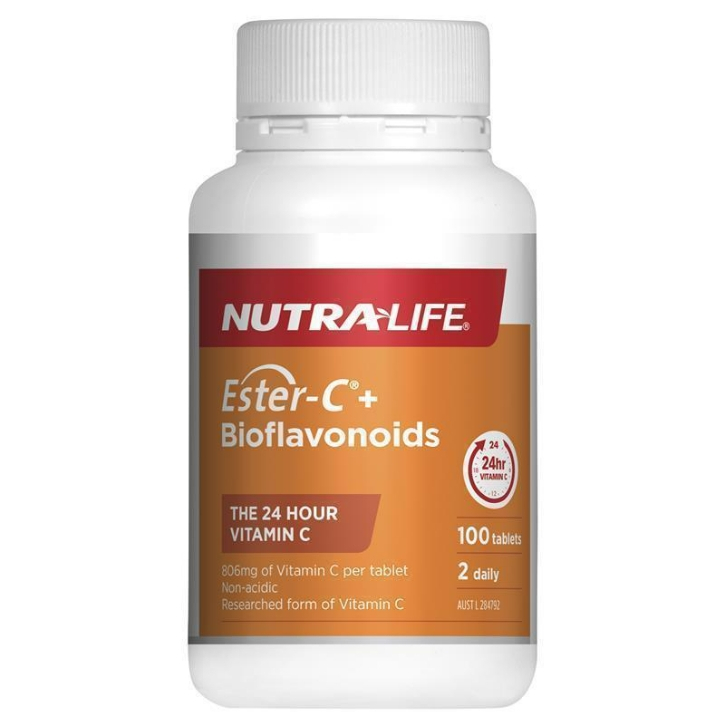Nutra-Life Ester C + Bioflavonoids 100 Tablets
