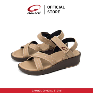 GAMBOL แกมโบล รองเท้าแตะสวมรัดส้นหญิง รุ่น GW45045 Size 36-39
