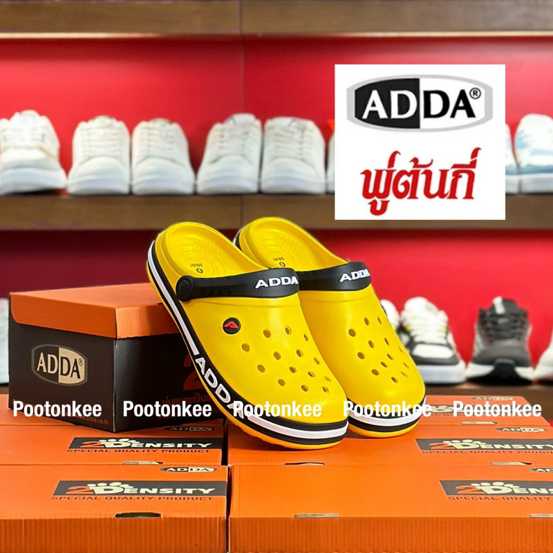 ADDA รองเท้าแตะหัวโต รองเท้าลำลอง สำหรับผู้ชาย แบบสวม รุ่น 55U01 / 55U03 / 55U04 (ไซส์ 7-10)
