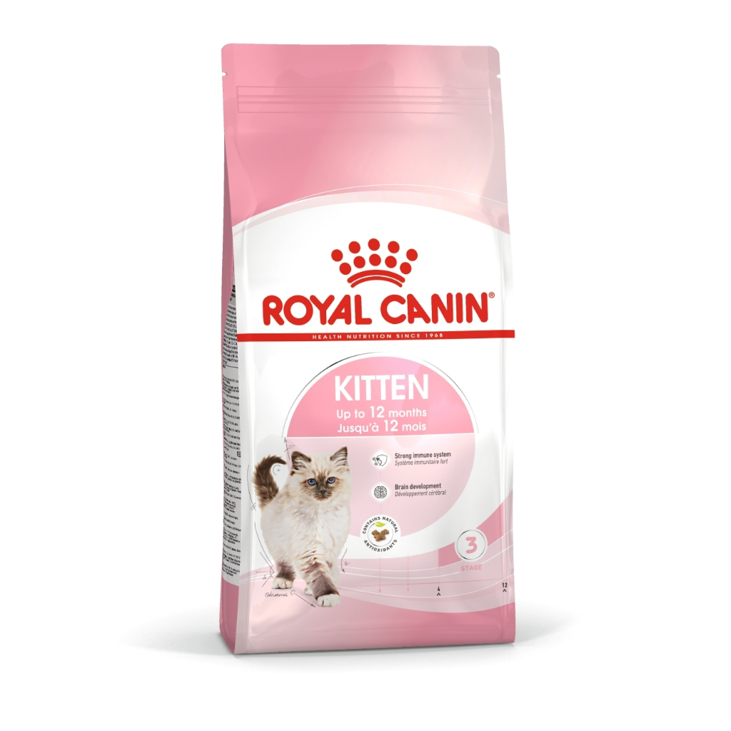 Royal Canin Kitten ขนาด 2kg,4kg และ 10kg อาหารเม็ด สำหรับลูกแมว อายุ 4-12 เดือน