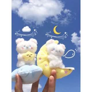 🔥พร้อมส่ง🔥พวงกุญแจตุ๊กตา แมว หมา สําหรับห้อยตกแต่ง ของขวัญวาเลนไทน์ พวงกุญแจคู่ คาปิบาร่า