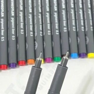 ปากกาจุด Pigment จุดเส้น 0.3-0.5 มิล หลากสี จาก Staedtler / ด้าม