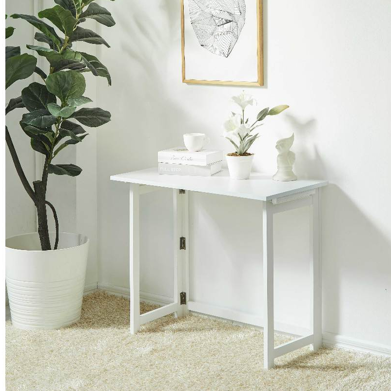 โต๊ะทำงานเเบบพับ โต๊ะเขียนหนังสือ wooden folding table