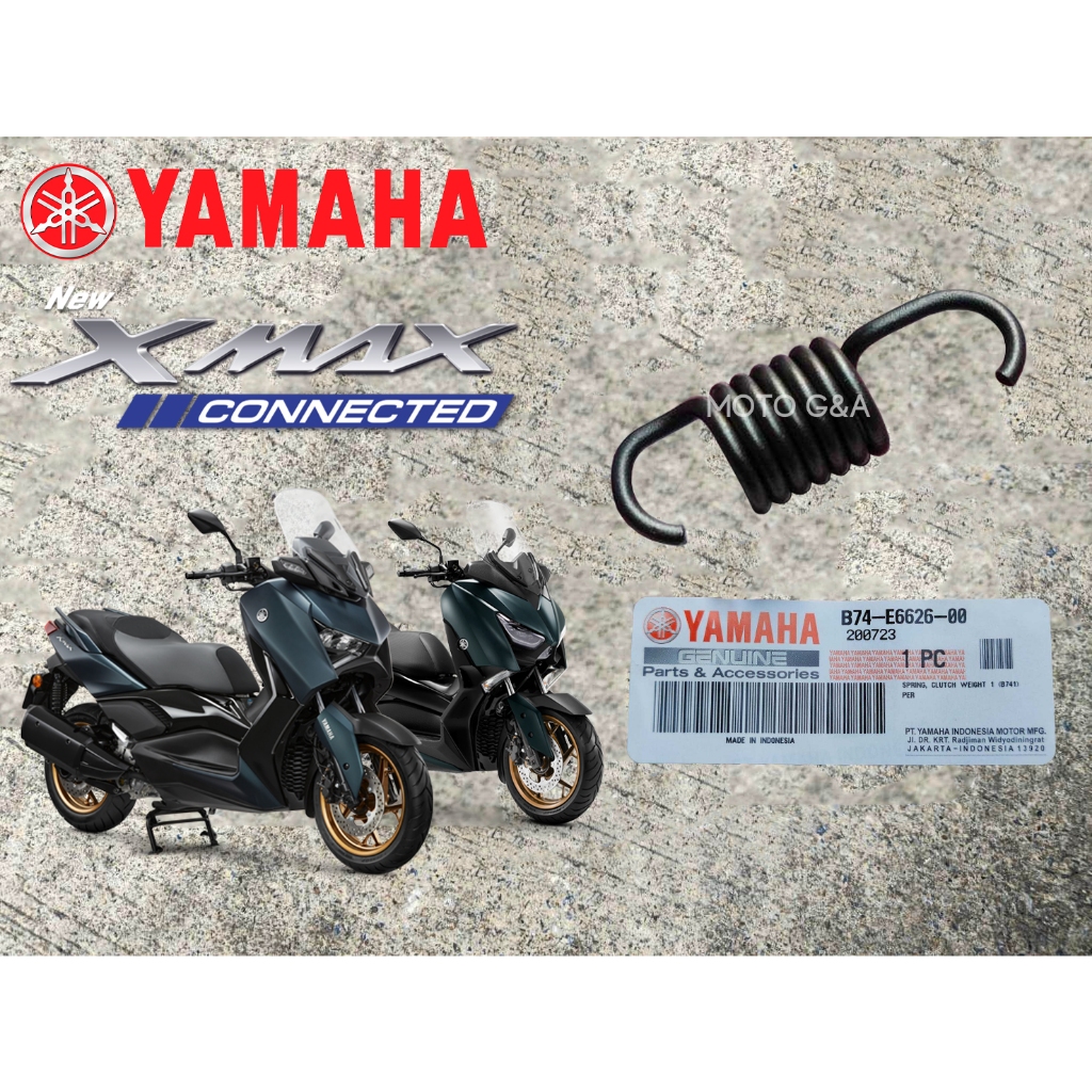 สปริงยึดผ้าครัช Xmax300 2017-2024 แท้ศูนย์ B74E66260000 สปริงครัช Xmax 300 YAMAHA