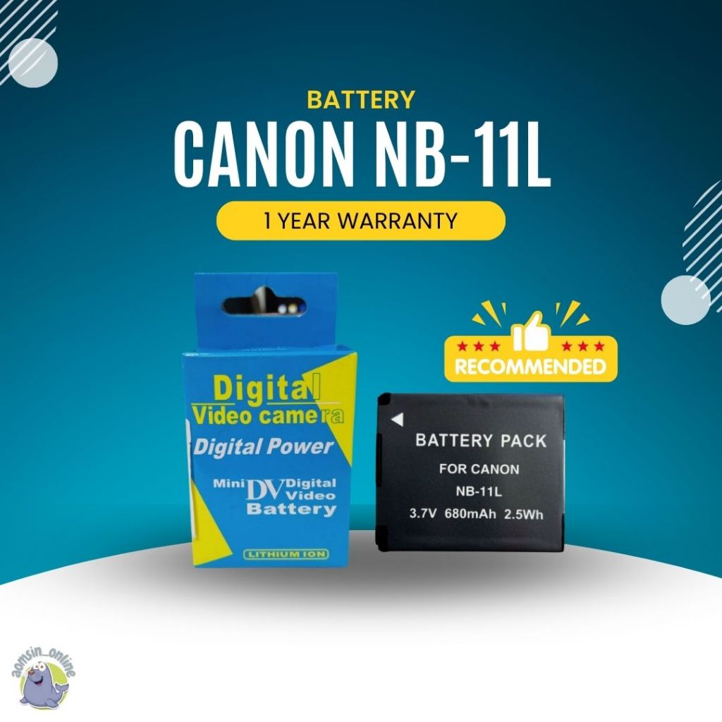 [ประกันแบต 1 ปี] Battery Pack Canon NB11L NB-11L (0017)
