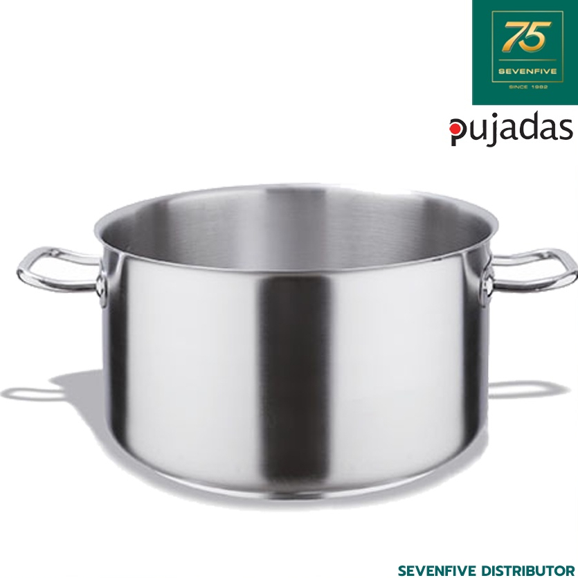 PUJADAS หม้อซอสมีหูจับ หม้อสแตนเลส 304 ไม่รวมฝาปิด ขนาด16-45ซม. อุปกรณ์เครื่องครัว PUJ1-216.0