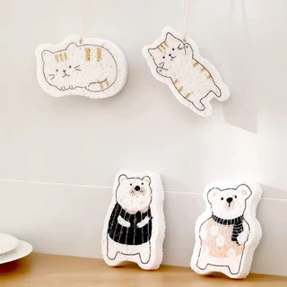 🏷️[Home]🍞 ฟองน้ําบีบอัด ฟองน้ําล้างจาน เครื่องมือทําความสะอาดน้ํามันในครัว ฟองน้ำล้างจาน ฟองน้ำ ใยขัด ฟองน้ำมหัศจรรย์