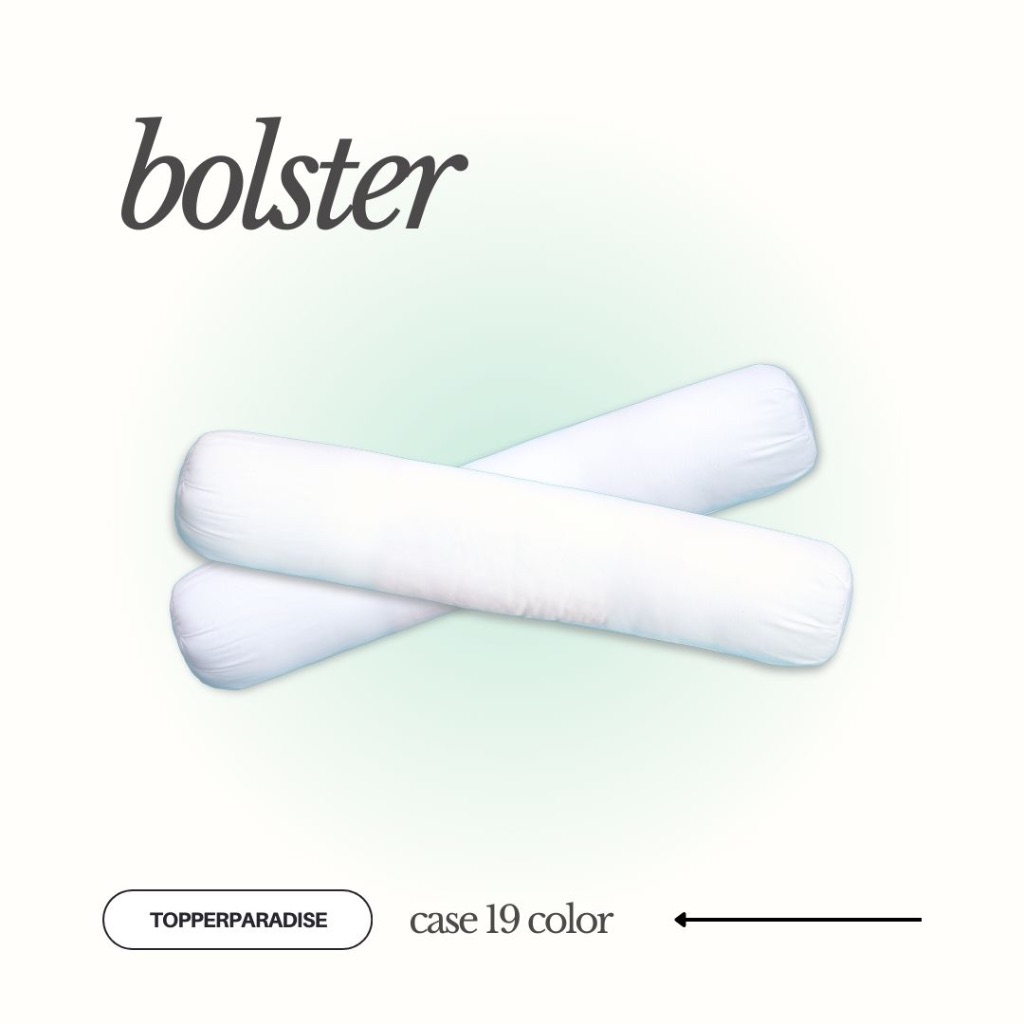 Bolster(Soft Cloud) หมอนข้างสีขาว (topperparadise)