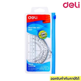 ชุดเรขาคณิต 4 ชิ้น DL 9597