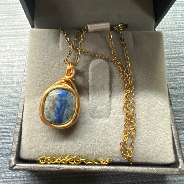 ลาพิซ ลาซูลี สร้อยลาพิซลาซูลี สร้อยคอLapiz lazuli