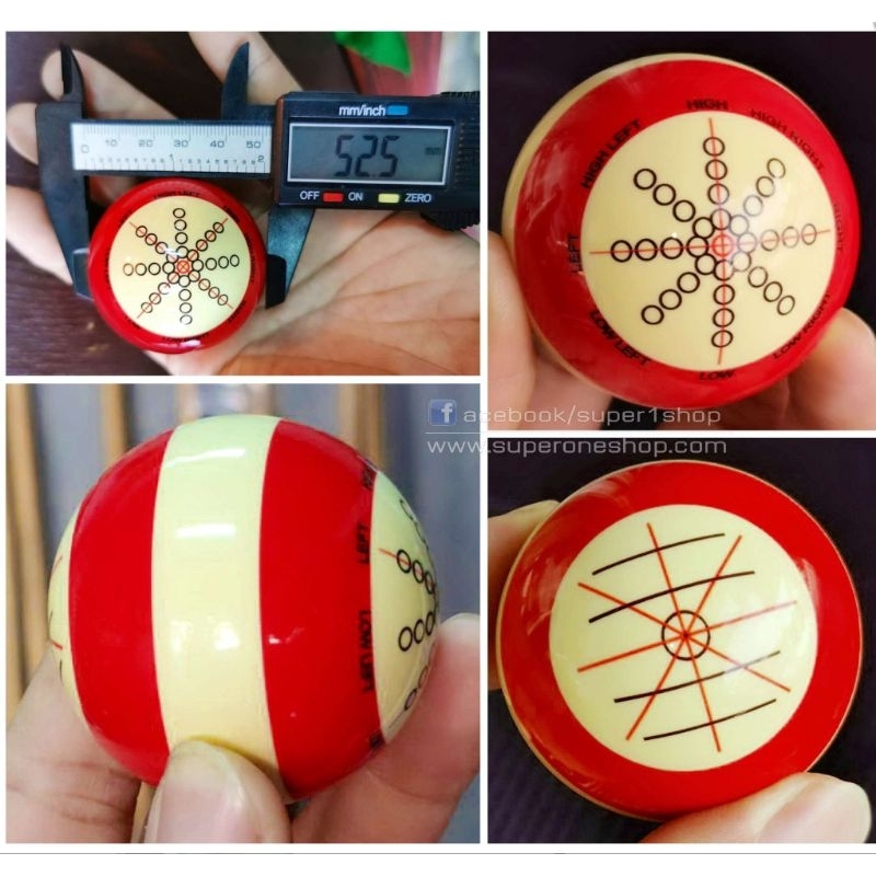 ลูกซ้อม ขนาด 52.5 cm สำหรับ snooker​<p>“><center><h4></h4><p><p><font color=