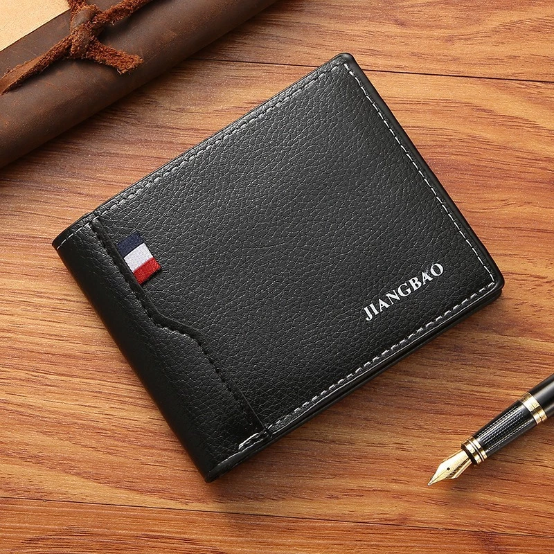 510 กระเป๋าสตางค์หนังผู้ชาย กระเป๋าชายใบสั้น