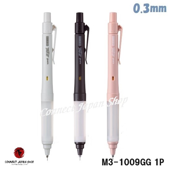 Uni Alpha-Gel SWITCH 0.3 mm M3-1009GG Mechanical Pencil Choose from 3 Body Colors Shipping from Japan