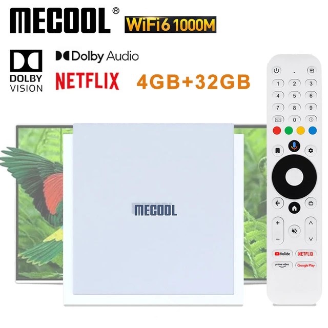 -สินค้าใหม่-Mecool KM2 PLUS Deluxe กล่อง Android TV box Ram 4GB/Rom 32GB รุ่นTOPสเป็คแรง