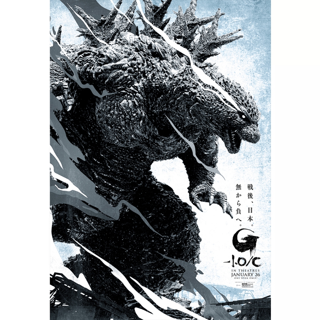 โปสเตอร์ Godzilla ก็อดซิลลา สัตว์ประหลาด ญี่ปุ่น หนัง Movie ติดผนัง สวยๆ poster 34.5 x 23.5 นิ้ว (88 x 60 ซม.โดยประมาณ)