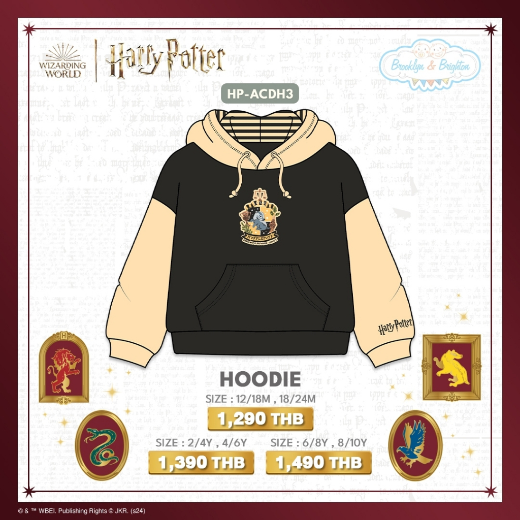 Brooklyn & Brighton هودي Harry Potter للأطفال — صورة 4