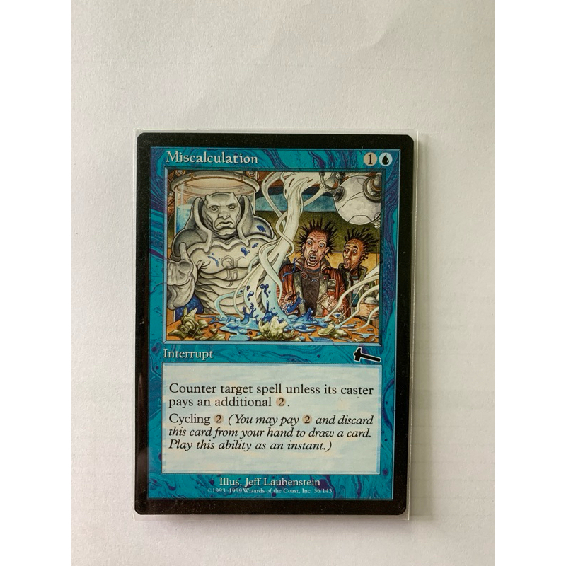 Miscalculation , Commander EDH MTG SINGLE CARD