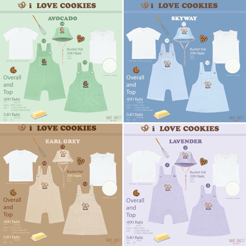 (Used ใส่น้อย) Babylovett : The cookie collection / 9-12-18
