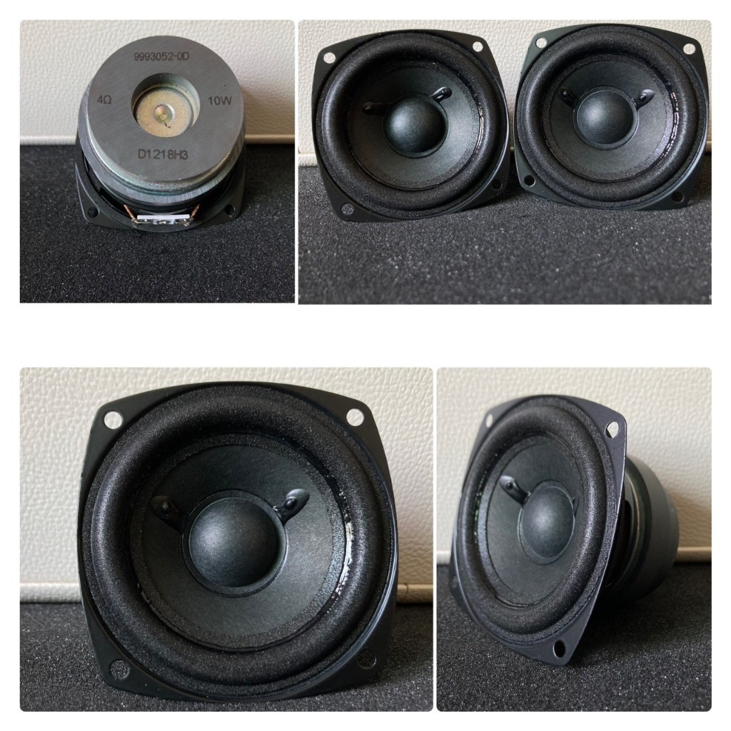American AURA ฟูลเรนจ์ 3 นิ้ว เสียงกลาง 4ohm 10W กรวยกระดาษแม่เหล็กคู่