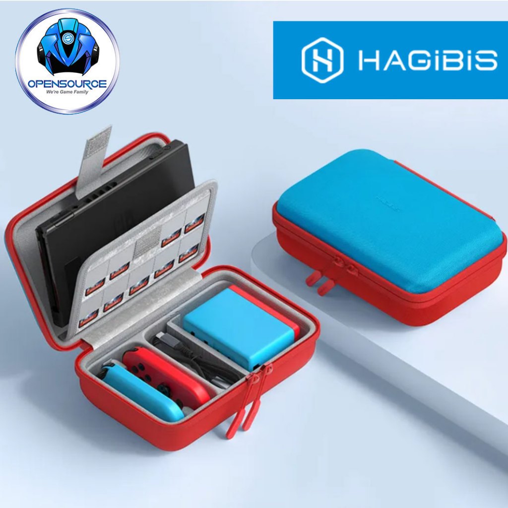 [พร้อมส่ง]Hagibis: Travel Carrying Case (Original) กระเป๋าใส่เครื่อง Nintendo Switch พร้อมอุปกรณ์ได้