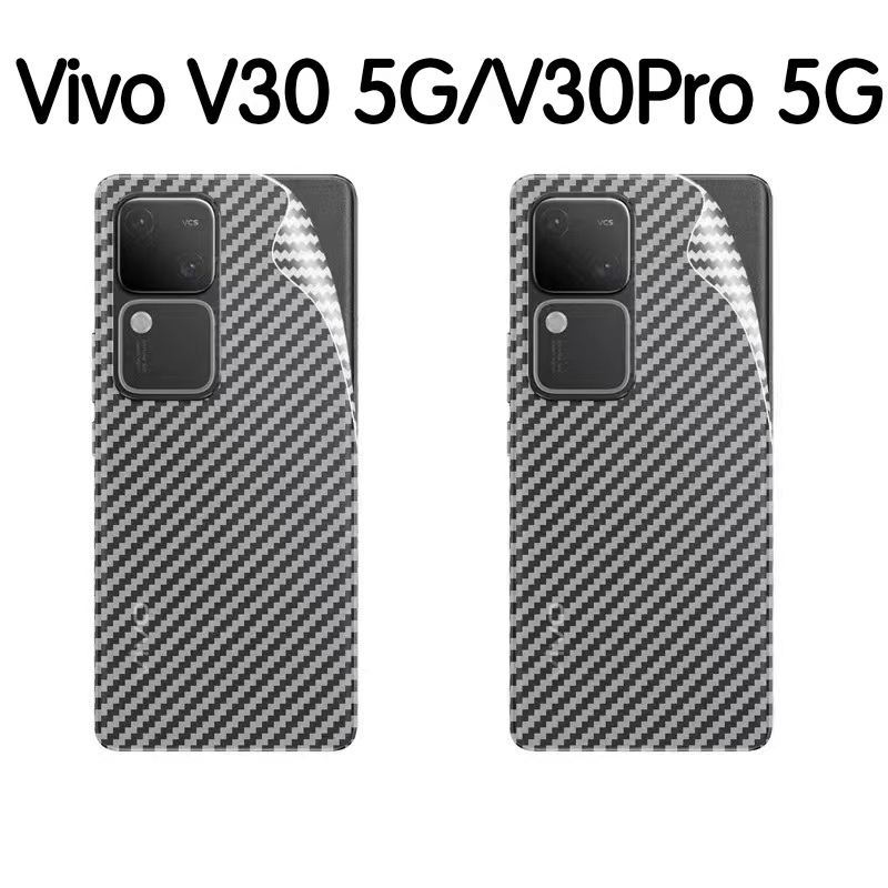 Vivo Y200/Vivo Y28S 5G/V30E 5G/Y18/Y28 5G/Y100 5G/Vivo Y03ตรงรุ่น(ส่งในไทย)ฟิล์มหลังเคฟล่าVivo V30 5