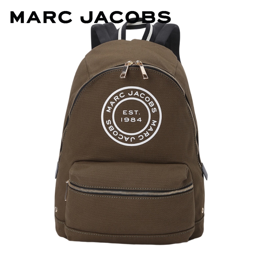 MARC JACOBS THE CANVAS SIGNET BACKPACK FA23 H307M12FA22 กระเป๋าเป้สะพายหลัง