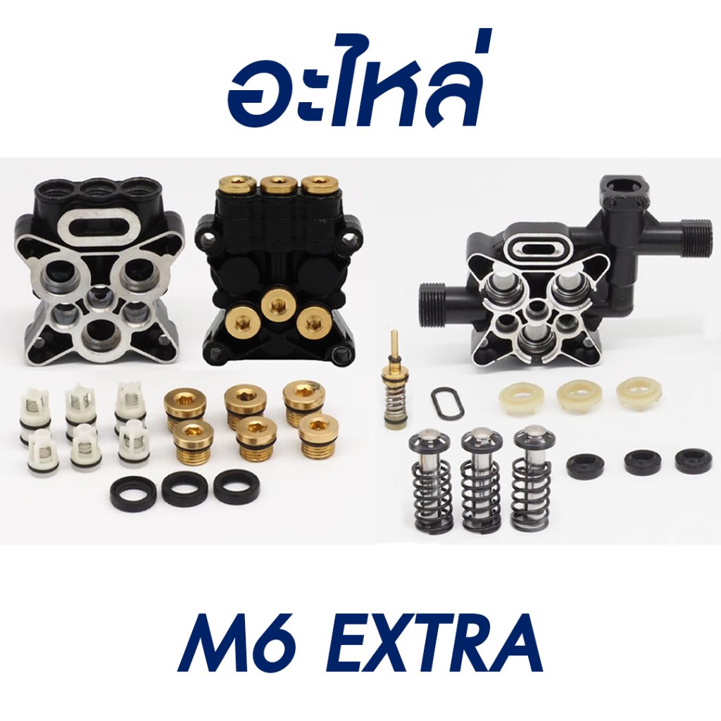 Flow Energy - อะไหล่หัวปั๊มใหม่ ชุด Pump Head & Body รุ่น M6 และ M9