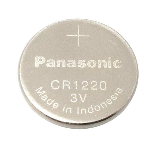 ถ่าน Panasonic CR1220 Lithium 3V แท้100% (ถ่านกระดุมใช้งานดีเยี่ยม) จำหน่ายยกแผง ( 1แผง มี 5 เม็ด)