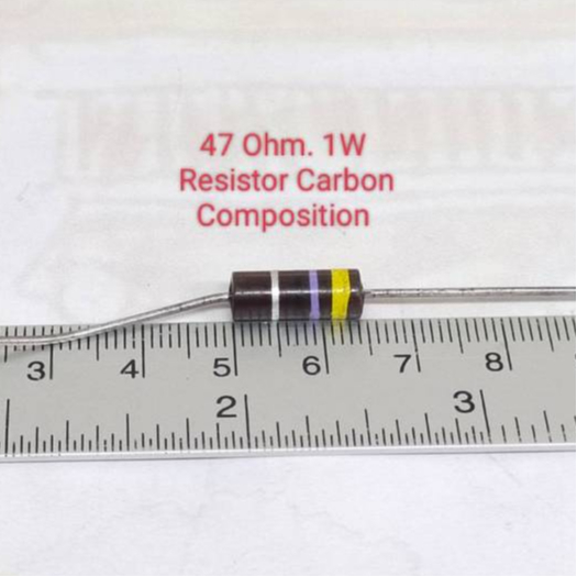 4.7k,1.5k,12k,5.1k,22k,390k,47ohm,82 ohm 1w Vintage Resistor Carbon Composition