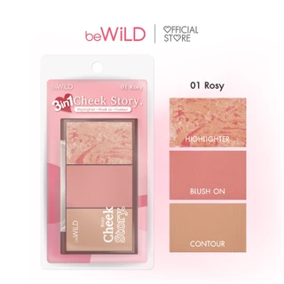 beWiLD Cheek Story 3IN1 Blush Palette