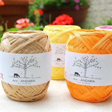 🇯🇵ไหมราเฟีย Raffia HAMANAKA Eco-Andaria  Made in JAPAN