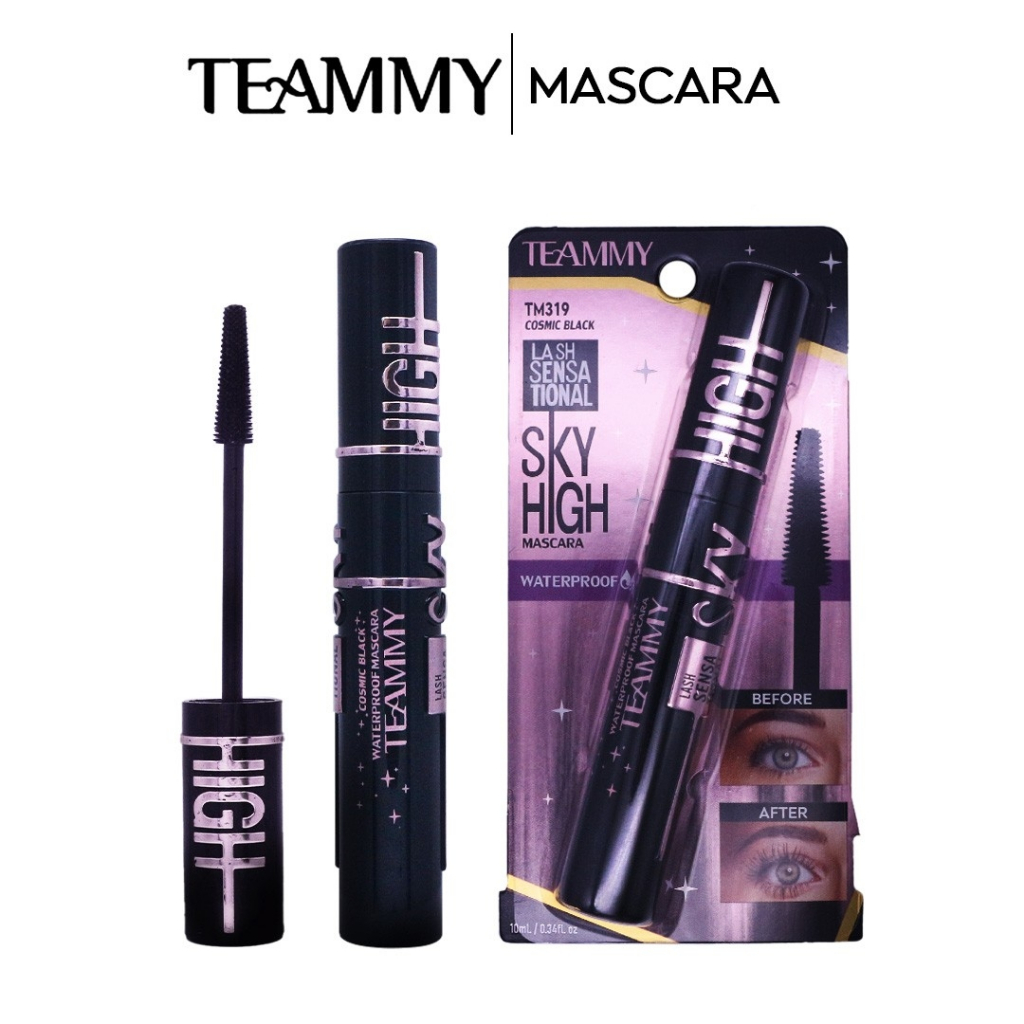 Teammy Cosmic Black Mascara [TM319] มาสคาร่ากันน้ำ ติดทนยาวนาน ขนตาเด้งงอน เรียงเส้น ไม่เป็นก้อน พร้อมส่ง