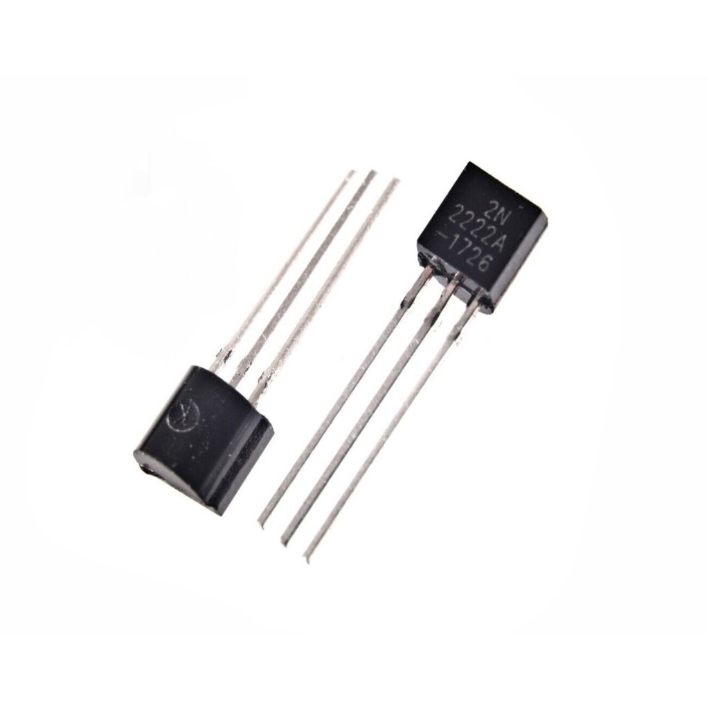 2N2222 NPN bipolar junction transistor (BJT) ชุด 3 ชิ้น