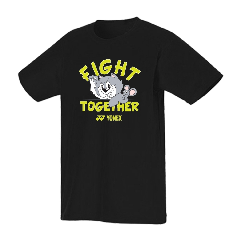 เสื้อกีฬา YONEX แมว FIGHT พร้อมส่ง