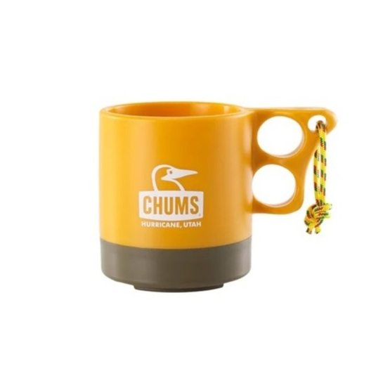 CHUMS CAMPER MUG CUP 250 ML - MUSTARD/KHAKI