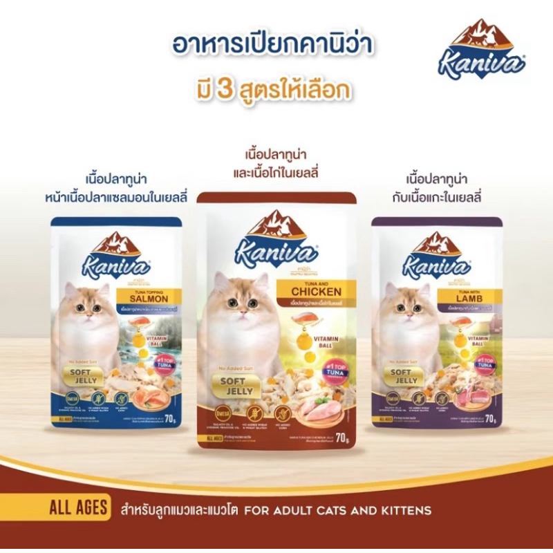:อาหารเปียกแมวkaniva