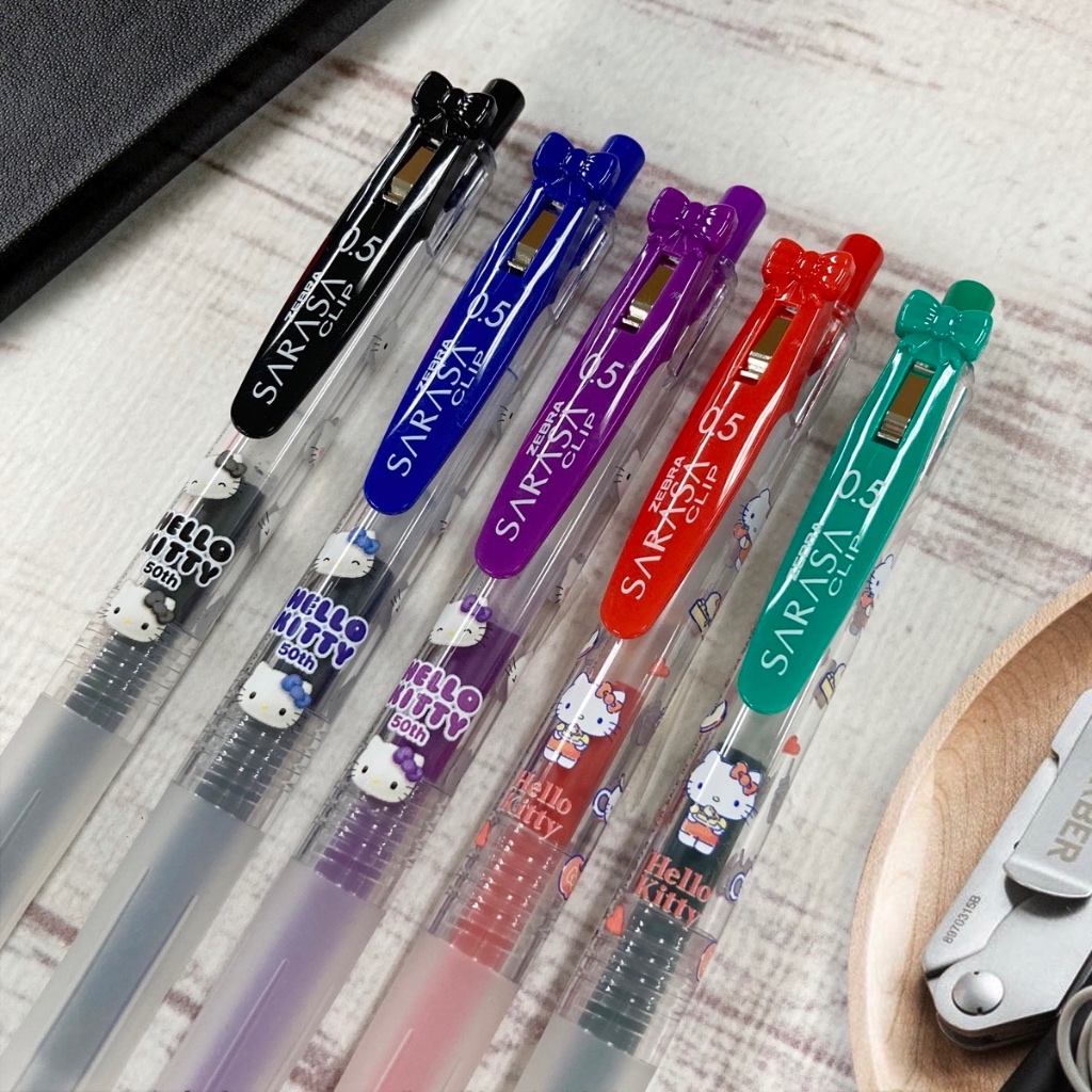 Zebra ปากเจล sarasa รุ่น Hello KITTY limited edition!