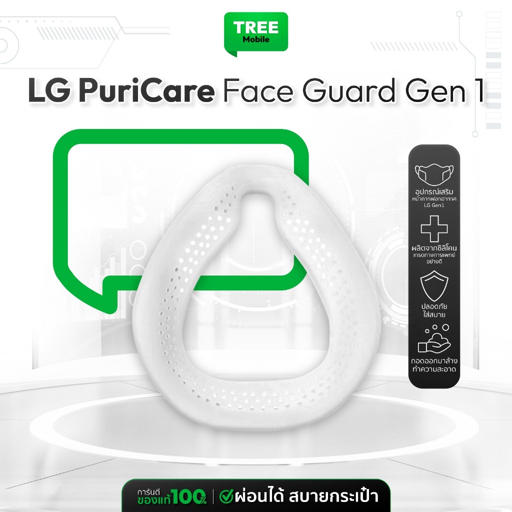 อุปกรณ์หน้ากาก LG MASK Gen2 Air Puricare purifier/Ear&amp;Neck Band/Face Guard Gen1,2/Inner Cover Pack