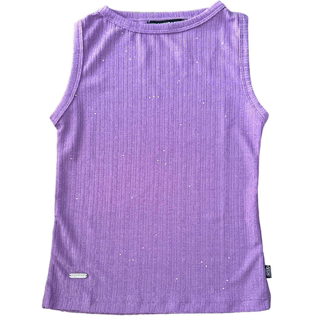 VGH PURPLE GRITTER TANK TOP