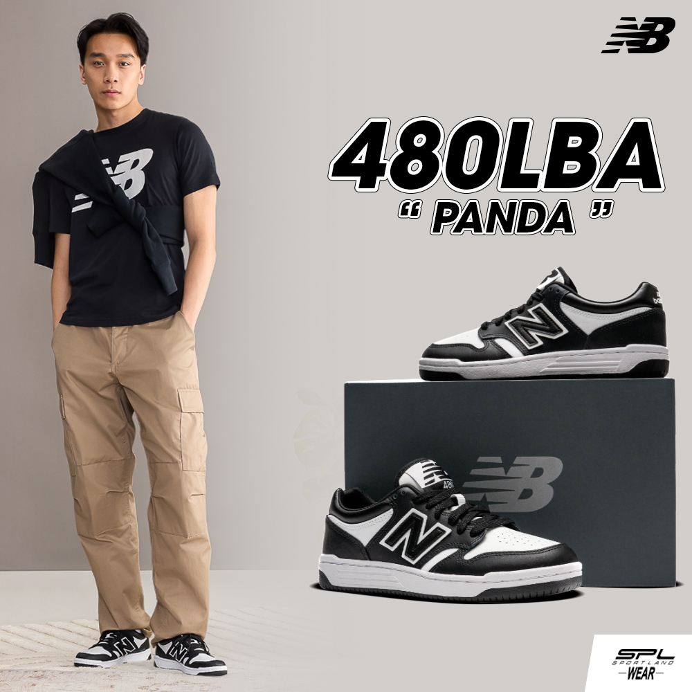 New Balance รองเท้าผ้าใบ รองเท้าลำลอง NB ND UX 480 Panda BB480LBA (3200)