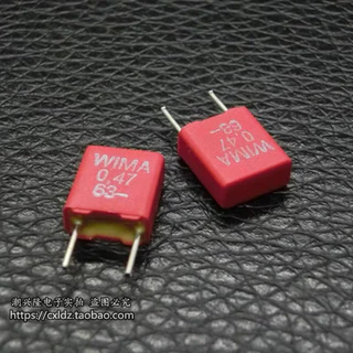 ของแท้จากโรงงาน WIMA เยอรมัน WIMA 0.47 uf50v 63V/474/NF เกรด ออดิโอ ตัวเก็บประจุแบบมี สต๊อกในไทย